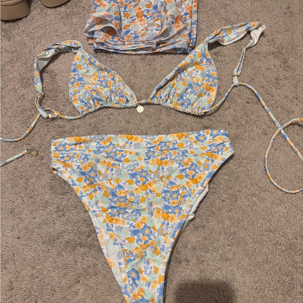 BYDEE Queen 3 piece bikini set with sarong XL